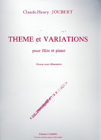 Thème et variations pour flute  et piano  