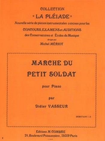VASSEUR Didier&nbsp;&nbsp;Marche du petit soldat&nbsp;&nbsp;piano Partition