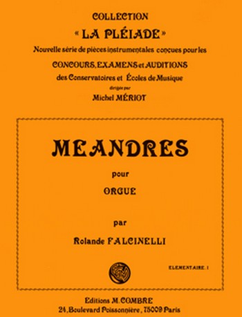 Méandres op.67 no.2&nbsp;&nbsp;pour orgue&nbsp;&nbsp;