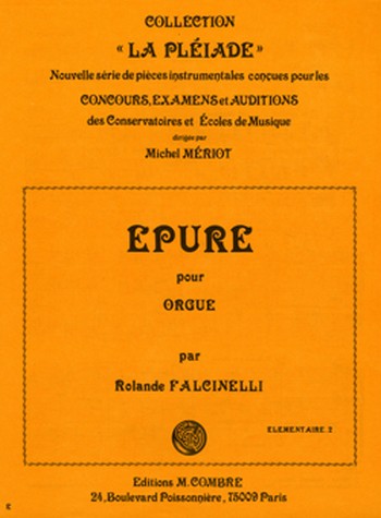 Épure op.66,1&nbsp;&nbsp;pour orgue&nbsp;&nbsp;