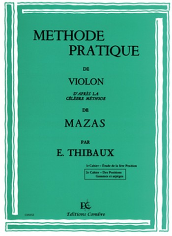 THIBAUX E.&nbsp;&nbsp;Méthode d'après Mazas Vol.2&nbsp;&nbsp;violon Partition