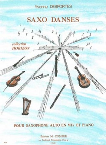 DESPORTES Yvonne&nbsp;&nbsp;Saxo danses&nbsp;&nbsp;saxophone et piano Partition