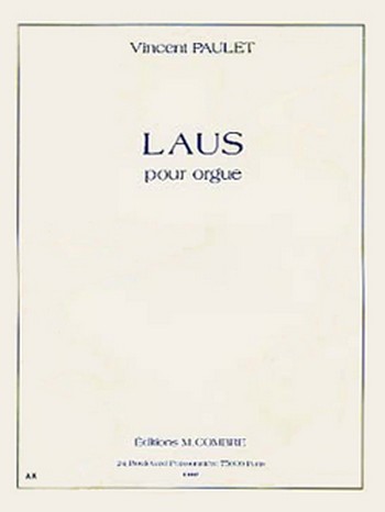 Laüs&nbsp;&nbsp;pour orgue&nbsp;&nbsp;