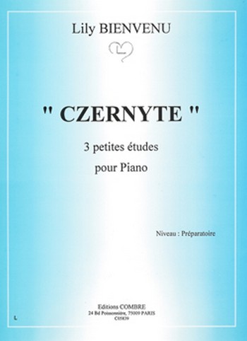BIENVENU Lily&nbsp;&nbsp;Czernyte (3 petites études)&nbsp;&nbsp;piano Partition