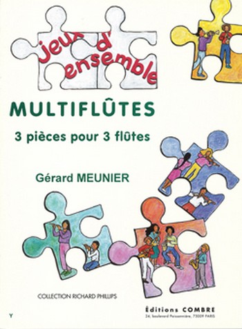 MEUNIER Gérard&nbsp;&nbsp;Multiflûtes (3 pièces)&nbsp;&nbsp;3 flûtes Partition