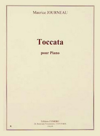 JOURNEAU Maurice&nbsp;&nbsp;Toccata Op.52&nbsp;&nbsp;piano Partition