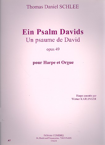 Ein Psalm Davids op.49 pour  harpe et orgue  Un psaume de David