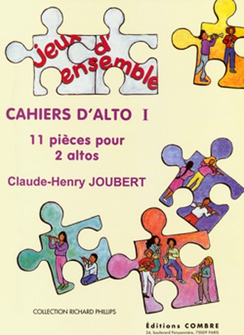 JOUBERT Claude-Henry&nbsp;&nbsp;Cahiers d'alto I (11 pièces)&nbsp;&nbsp;2 altos Partition