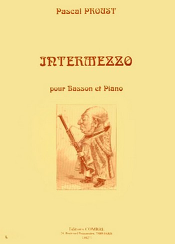 PROUST Pascal&nbsp;&nbsp;Intermezzo&nbsp;&nbsp;basson et piano Partition