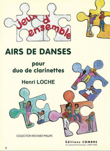 LOCHE Henri&nbsp;&nbsp;Airs de danses (10 duos)&nbsp;&nbsp;2 clarinettes Partition