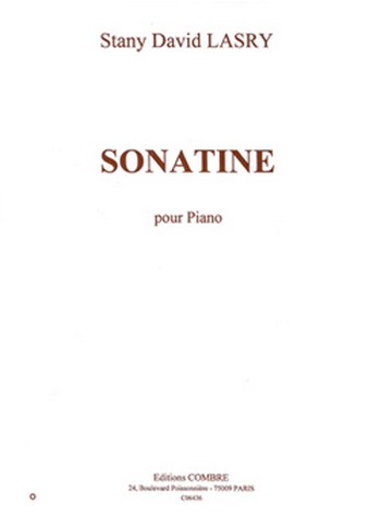 LASRY Stany David&nbsp;&nbsp;Sonatine&nbsp;&nbsp;piano Partition