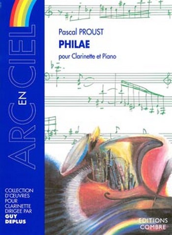 PROUST Pascal&nbsp;&nbsp;Philae&nbsp;&nbsp;clarinette et piano Partition