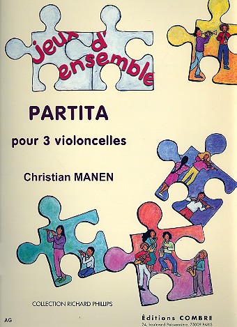 Partita pour 3 violoncelles&nbsp;&nbsp;partition et parties&nbsp;&nbsp;