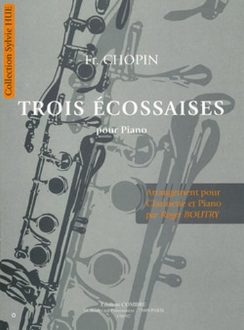 CHOPIN Frédéric / BOUTRY Roger&nbsp;&nbsp;Ecossaises pour piano (3)&nbsp;&nbsp;clarinette et piano Partition