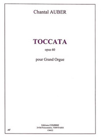 AUBER Chantal&nbsp;&nbsp;Toccata Op.60&nbsp;&nbsp;orgue Partition