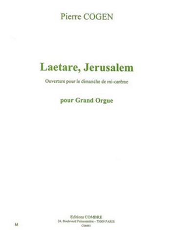 Laetare Jerusalem  pour orgue  
