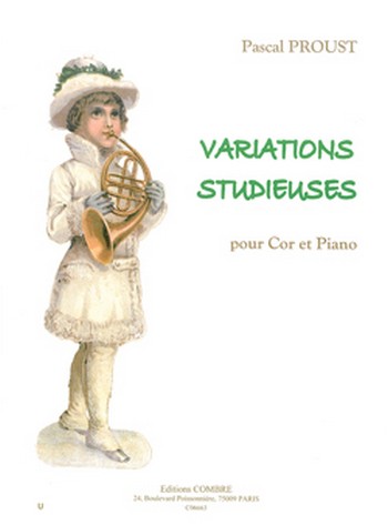 PROUST Pascal&nbsp;&nbsp;Variations studieuses&nbsp;&nbsp;cor et piano Partition