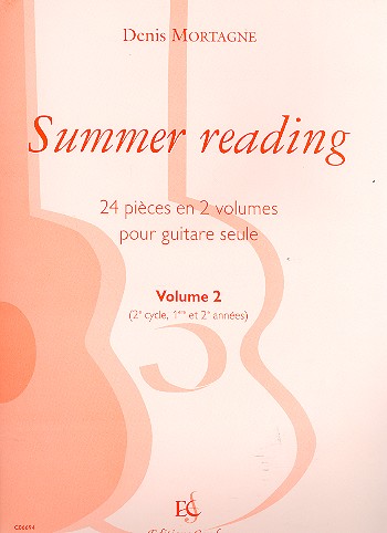 Summer Reading vol.2 pour guitare&nbsp;&nbsp;&nbsp;&nbsp;