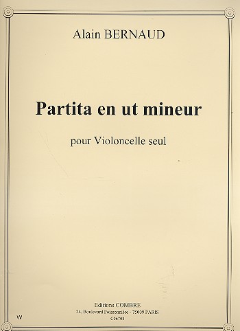 Partita en ut mineur&nbsp;&nbsp;pour violoncelle&nbsp;&nbsp;