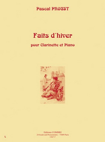 PROUST Pascal&nbsp;&nbsp;Faits d'hiver&nbsp;&nbsp;clarinette et piano Partition