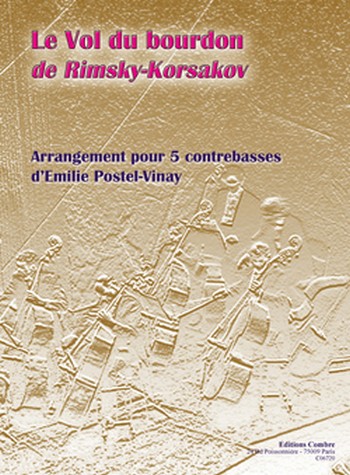 RIMSKY-KORSAKOV Nicolaï / POSTEL-VINAY Emilie&nbsp;&nbsp;Le Vol du bourdon&nbsp;&nbsp;5 contrebasses Partition