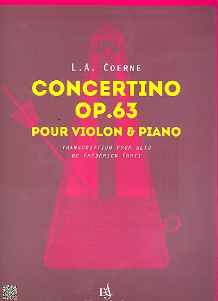 Concertino op.63 pour violon et piano&nbsp;&nbsp;pour alto et piano&nbsp;&nbsp;