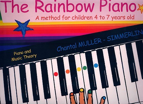 The Rainbow Piano&nbsp;&nbsp;for piano (with coloured stickers)&nbsp;&nbsp;
