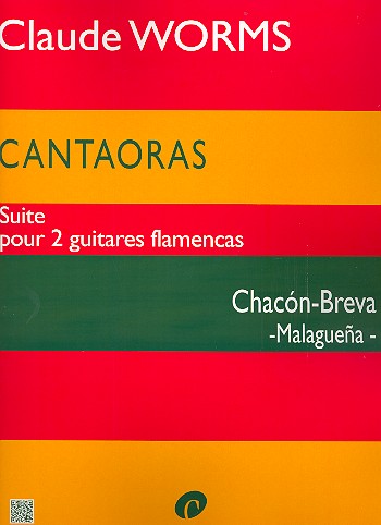 Cantaoras - Chacón-Breva&nbsp;&nbsp;pour 2 guitares flamencas&nbsp;&nbsp;parties