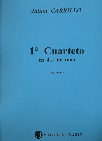 Cuarteto no.1 en 4tos de tono  pour quatuor à cordes  partition