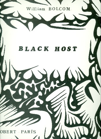 Black Host  pour orgue, percussion et bande  Partition
