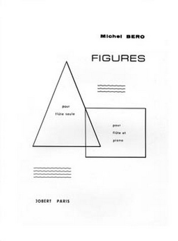 BERO Michel Figures  flûte et piano  Partition