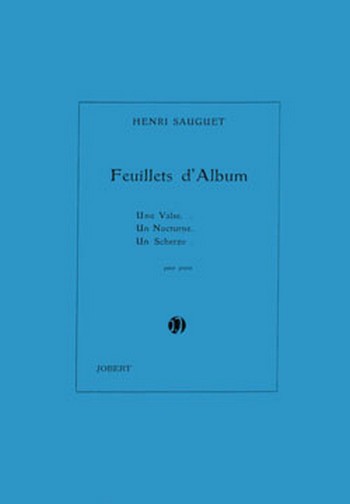 Feuillets d'album  pour piano  