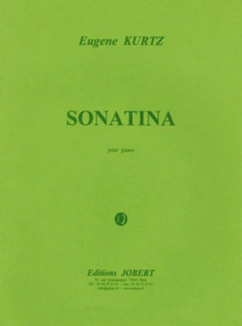 KURTZ Eugene Sonatina&nbsp;&nbsp;piano&nbsp;&nbsp;Partition