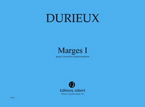 DURIEUX Frédéric Marges I  clavecin et percussions  Partition