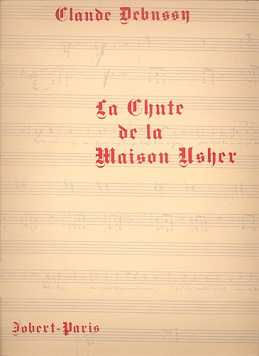 La chute de la Maison Usher pour  chant et piano  