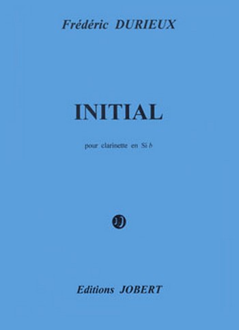 DURIEUX Frédéric Initial - Devenir III  clarinette  Partition
