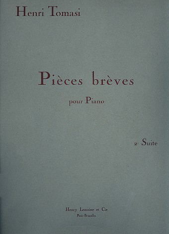 Pièces brèves vol.2 &nbsp;&nbsp;pour piano&nbsp;&nbsp;