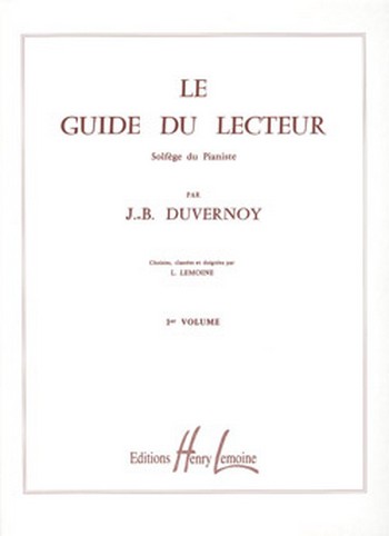 Le Guide du lecteur vol.1  pour piano  