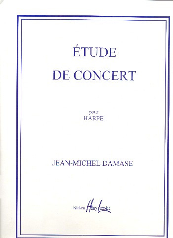 Étude de concert op.14  pour harpe  