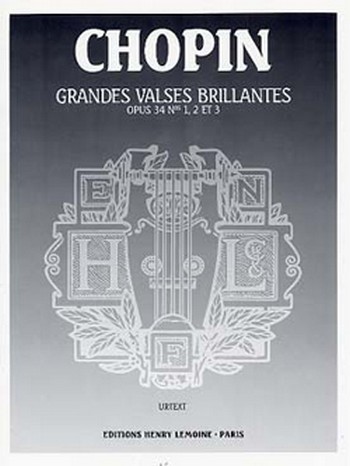 Grandes Valses brillantes op.34 (nos.1-3)  pour piano   