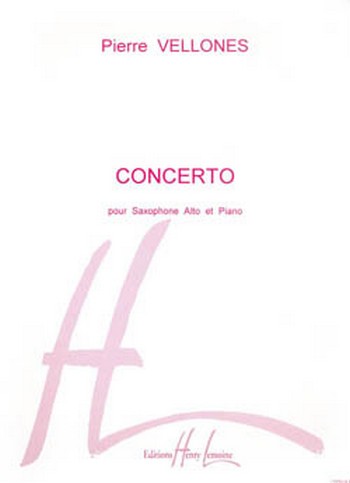 Concerto op.65&nbsp;&nbsp;pour saxophone alto et piano&nbsp;&nbsp;