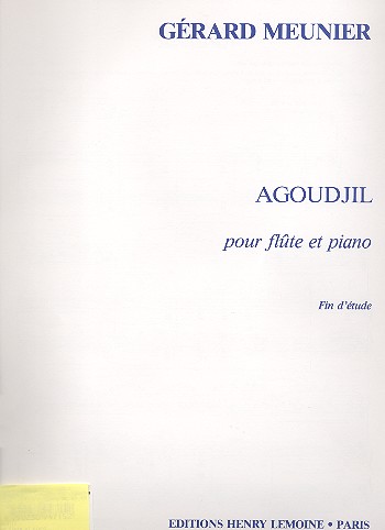 Agoudjil  pour flute et piano  
