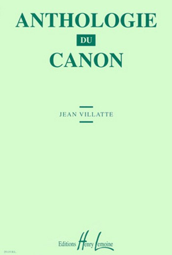 Anthologie du Canon Vol.1