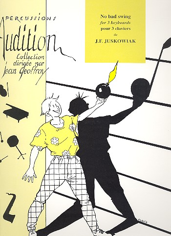 No bad Swing&nbsp;&nbsp;for 3 keyboards (xylophone/marima/vibraphone)&nbsp;&nbsp;partition et parties