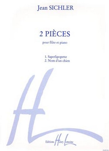 2 Pièces &nbsp;&nbsp;pour flûte et piano&nbsp;&nbsp; 