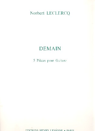 Demain pour guitare&nbsp;&nbsp;&nbsp;&nbsp;