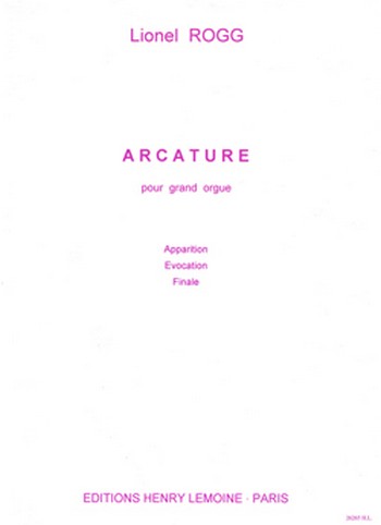 Arcature  pour orgue  