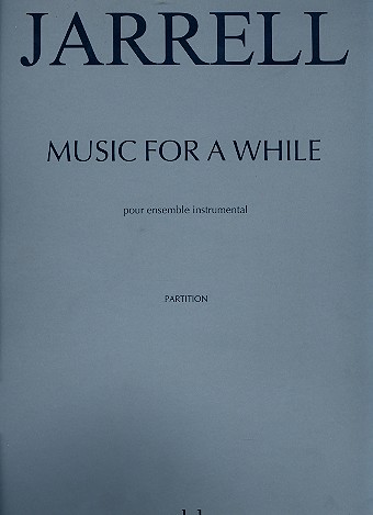 Music for a While pour orchestre de chambre  partition  