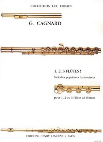 1 2 3 flutes mélodies populaires  harmonisées pour 1-3 flutes ad  lib., partition+parties