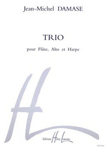 Trio&nbsp;&nbsp;pour flûte, alto et harpe&nbsp;&nbsp;partition et parties